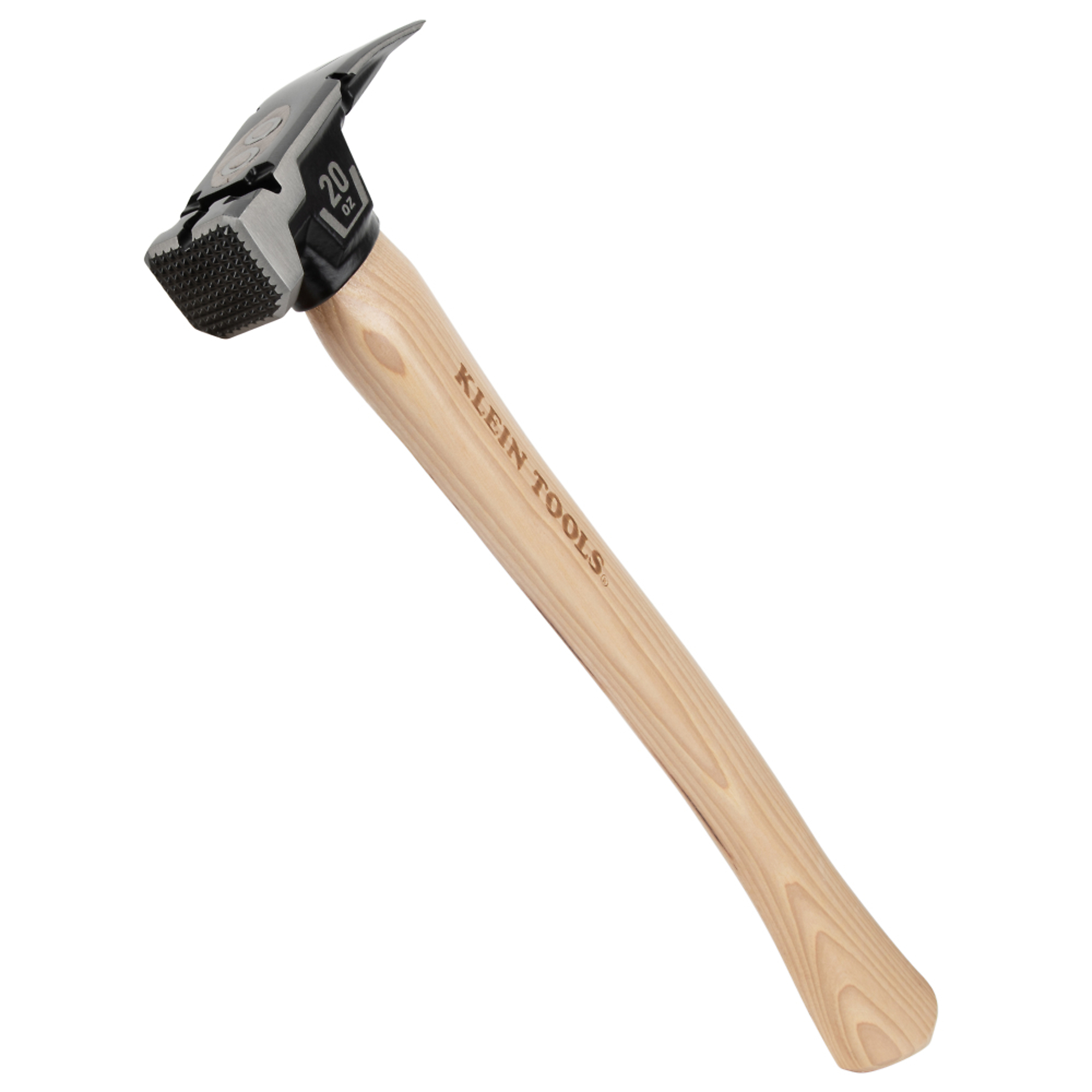 Milled Face Hickory Handle Hammer, 20-Ounce, Model# H80920H